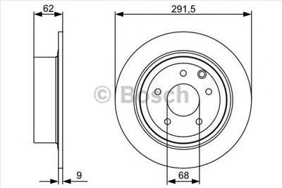 BOSCH 0 986 479 C60 - féktárcsa INFINITI NISSAN NISSAN (DONGFENG)