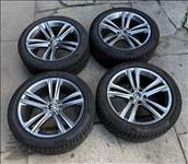  5x112 lyukosztású 18" új (gyári felni) alufelni, rajta 245/45 használt téli gumi 