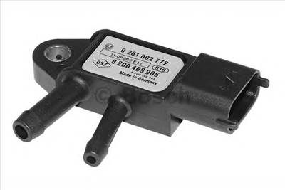 BOSCH 0 281 002 772 - Érzékelő, kipufogógáz-nyomás NISSAN RENAULT SUZUKI