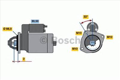 BOSCH 0 986 017 391 - önindító VOLVO