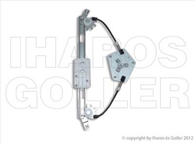 Skoda Superb 2006-2008 - Ablakemelő motor és panel nélkül, jobb hátsó