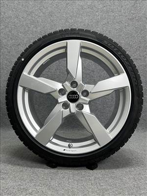 Új gyári Audi alufelni szett 8x19 et52 5x112 225/40 téli gumival