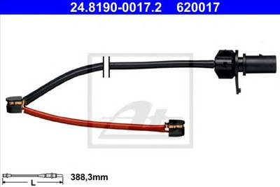 ATE 24.8190-0017.2 - fékbetét kopásjelző AUDI