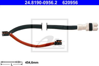 ATE 24.8190-0956.2 - fékbetét kopásjelző PORSCHE