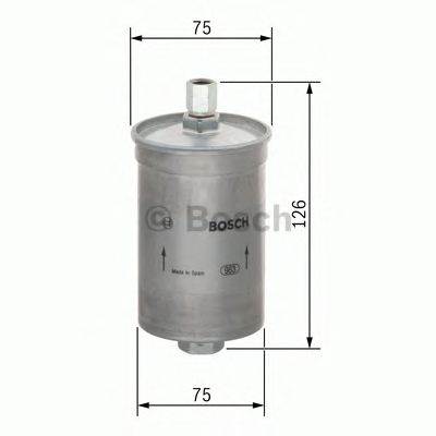 BOSCH 0 450 905 906 - Üzemanyagszűrő ALFA ROMEO AUDI AUDI (FAW) LANCIA VW