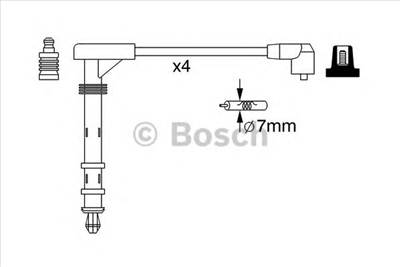 BOSCH 0 986 357 261 - gyújtókábel szett FIAT LANCIA