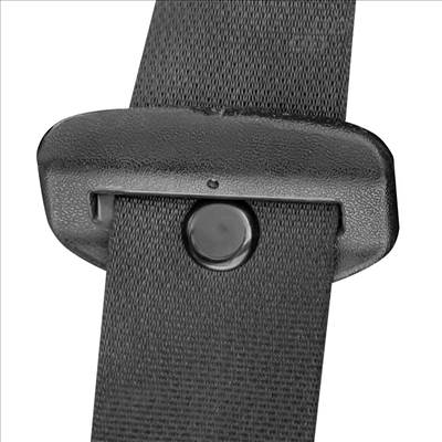 Biztonsági öv csatütköző patent – fekete, univerzális, 16 mm, 1 db, Amio 02837