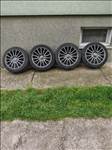  4x98 lyukosztású 17" használt Gyári alufelni, rajta 225/45 használt Hankook nyári gumi gumi 