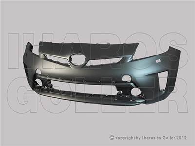 Toyota Prius 2012-2015 - Első lökh. alapozott, FSZ mosó lyukkal