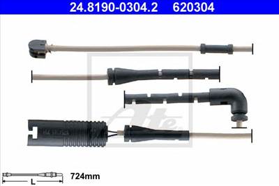 ATE 24.8190-0304.2 - fékbetét kopásjelző LAND ROVER