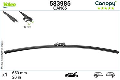 Peugeot 108 2014-2022 - Ablaktörlő lapát 1db (Can85) Vez./ut. o.