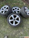  5x112 lyukosztású 17" használt felni, rajta 225/45 használt nyári gumi gumi 