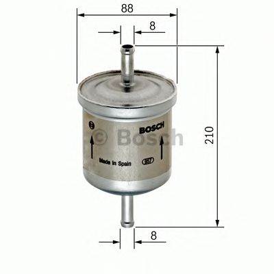 BOSCH 0 450 905 908 - Üzemanyagszűrő VOLVO