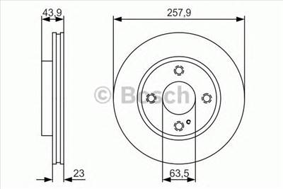 BOSCH 0 986 479 S38 - féktárcsa AUDI FORD FORD AUSTRALIA