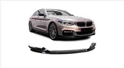 BMW G30 G31 2017-2020 M-packet Performance stílusú lakkozott fekete koptató lippe (ragasztóval, csavar nélkül)