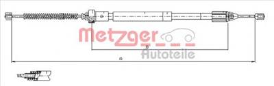 METZGER 11.6597 - Kézifék bowden RENAULT