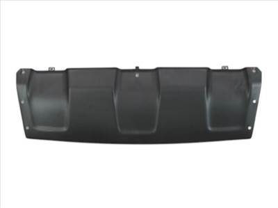 Dacia Duster 2010.02.01-2017.12.01 utángyártott új első lökhárító alsó spoiler, fekete 620728255r