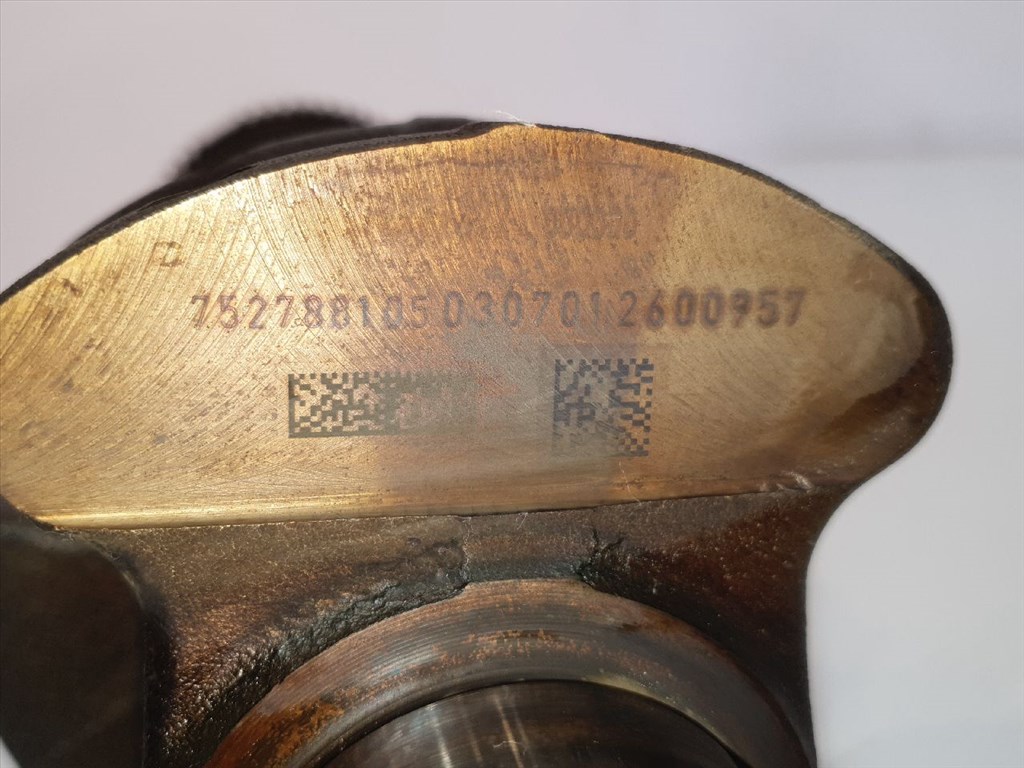 BMW  306le N54B30A Főtengely E88 E82 E90 E91 E92 E93 E60 E61 F01 F02 E71 E89 7527881 8. kép