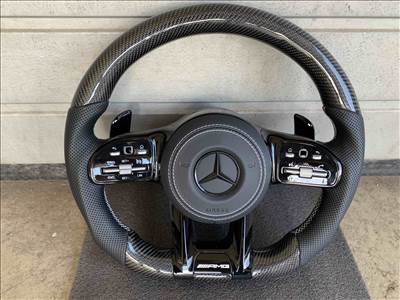 Mercedes A B C E CLA C118 CLS C218 S W221 W222 GLK GLC GLE AMG Carbon Kormány Multikormány 