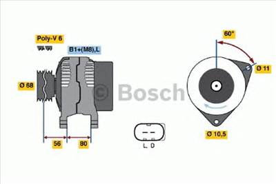 BOSCH 0 986 041 960 - generátor IVECO