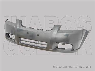 Chevrolet Aveo 2006-2011 Sedan - Első lökhárító fényezendő, ködlámpás