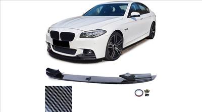 BMW F10 M-packet Performance stílusú utángyártott Carbon Look műanyag 2részes koptató lippe