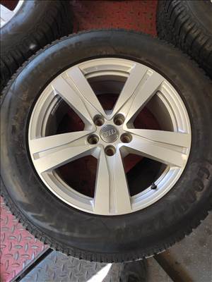 18" 5x112 Audi Q7 255/60r18 téli Goodyear újszerű 160eft/4db
