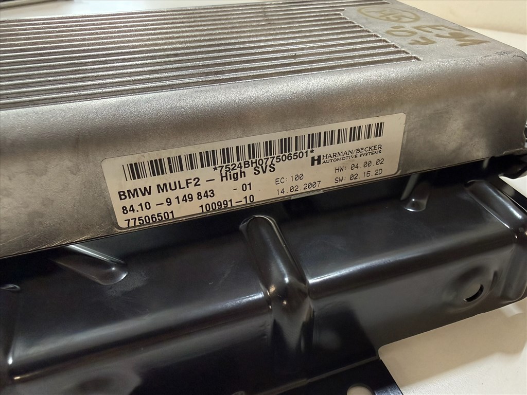 BMW E60 E61 E71 E81 E82 E87 E88 E89 E90 E91 E92 E93 bluetooth modul MULF 2 HIGH 84109149843 9149843 2. kép
