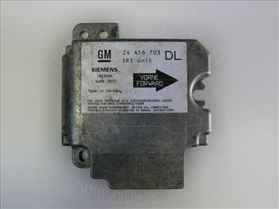 Opel Astra G 1997-2010 - vezérlőegység, légzsák és övfeszítő,  jelölés: DL