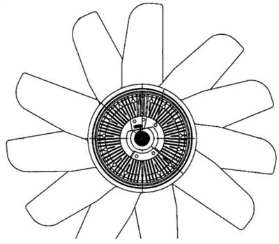 MAHLE CFF 494 000P - ventilátor, motorhűtés LAND ROVER