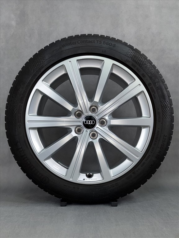 gyári Audi alufelni szett 7.5x19 et38 5x112 225/50 téli gumival 3. kép