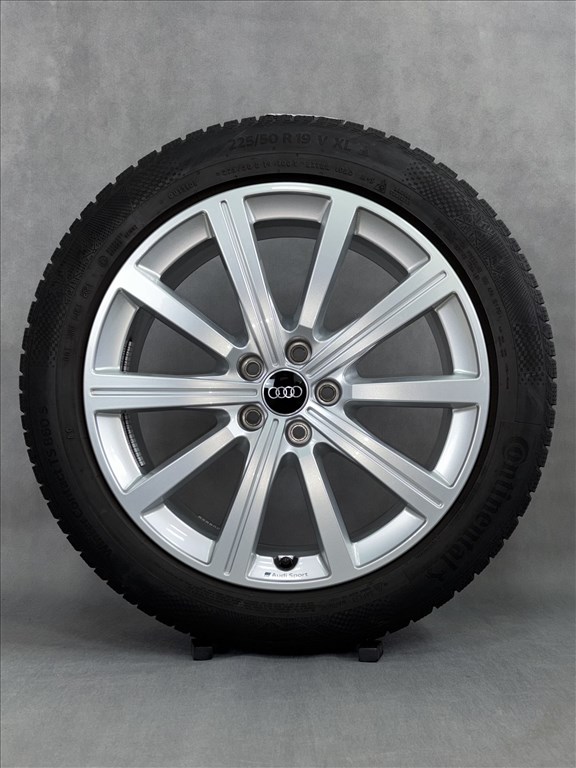 gyári Audi alufelni szett 7.5x19 et38 5x112 225/50 téli gumival 4. kép