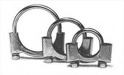 BOSAL 250-260 - kipufogó bilincs ALFA ROMEO AUDI BMW CHRYSLER CITROËN FIAT FORD HONDA LANCIA LAND RO