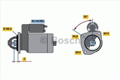 BOSCH 0 986 018 310 - önindító CHEVROLET CITROËN DS FIAT HYUNDAI LANCIA MITSUBISHI OPEL PEUGEOT PEUG