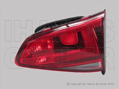VW Golf VII 2012-2016 - Hátsó lámpa üres jobb belső sötétített (5a.)