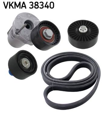 SKF VKMA 38340 - hosszbordás szíj készlet BMW