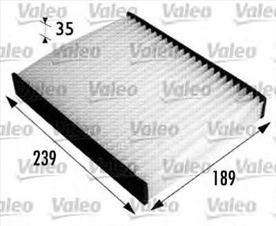 VALEO 698694 - pollenszűrő FORD MAZDA