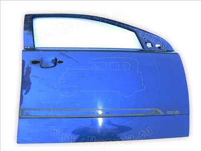 Opel Astra H 2003-2012 - ajtó, első, jobb oldali, üres, 4/5ajtós és van/caravan, kocka csatlakozós, sérült