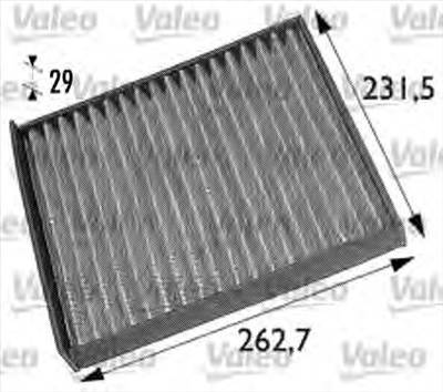 VALEO 698708 - pollenszűrő HOLDEN OPEL VAUXHALL