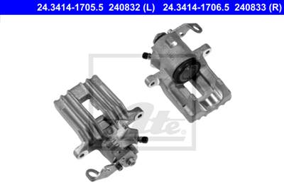 ATE 24.3414-1705.5 - féknyereg AUDI SEAT SKODA VW