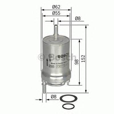 BOSCH 0 450 905 925 - Üzemanyagszűrő AUDI SEAT SKODA VW VW (SVW)