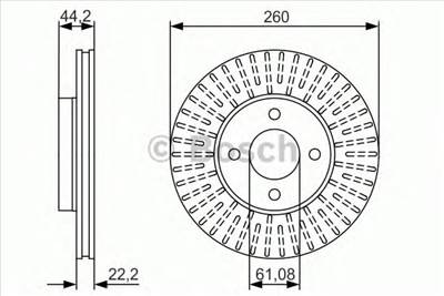 BOSCH 0 986 479 090 - féktárcsa DATSUN NISSAN