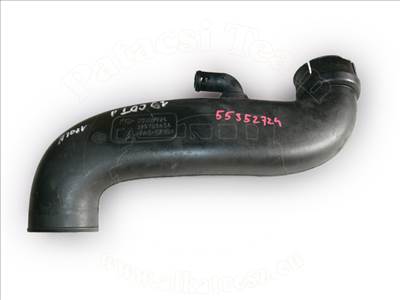 Opel Vectra C/2 2005-2008 - könyökcső, levegőszűrő a pillangószelep házhoz, kivezetés, (z)19(dt/dtl), jelölés: CA