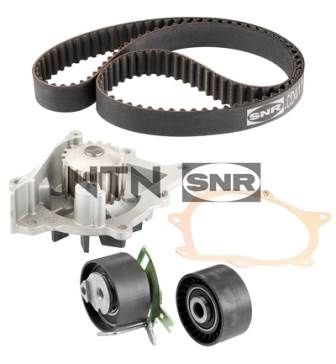 SNR KDP459.580 - Vízpumpa + fogasszíj készlet CITROËN FIAT FORD JAGUAR LANCIA LAND ROVER MITSUBISHI 