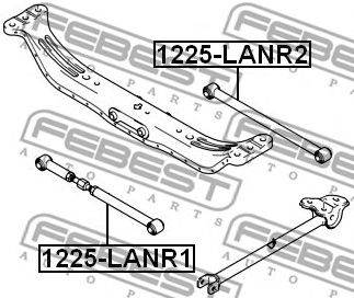 FEBEST 1225-LANR1 - Lengőkar HYUNDAI HYUNDAI (BEIJING) KIA KIA (DYK)
