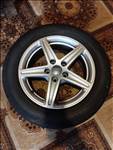  5x112 lyukosztású 16" újszerű alufelni, rajta 205/60 használt Pirelli nyári gumi gumi 
