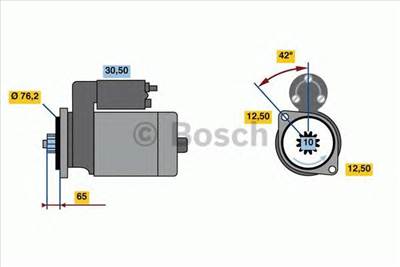 BOSCH 0 986 018 390 - önindító AUDI FORD SEAT SKODA VW