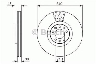 BOSCH 0 986 479 092 - féktárcsa CITROËN PEUGEOT PEUGEOT (DF-PSA)