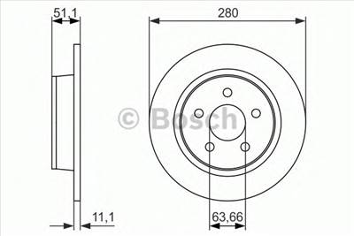 BOSCH 0 986 479 762 - féktárcsa FORD FORD (CHANGAN) FORD AUSTRALIA
