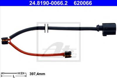 ATE 24.8190-0066.2 - fékbetét kopásjelző PORSCHE